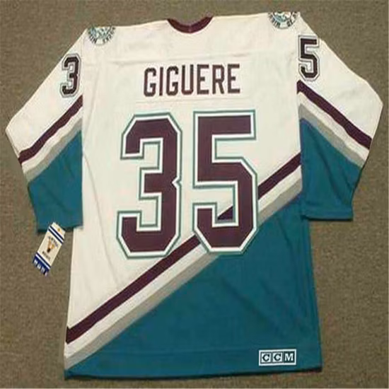 Anaheim Mighty Ducks Film 21 Dean Portman 66 Gordon Bombay Maglie vintage da hockey su ghiaccio
