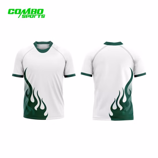 Progetta all'ingrosso la tua maglia da rugby Sublimazione Abbigliamento da squadra di rugby