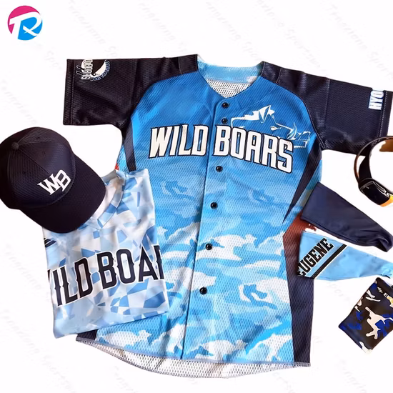 Maglie di hockey su ghiaccio della squadra di maglia di poliestere con logo in twill per sublimazione dell'uniforme personalizzata da hockey